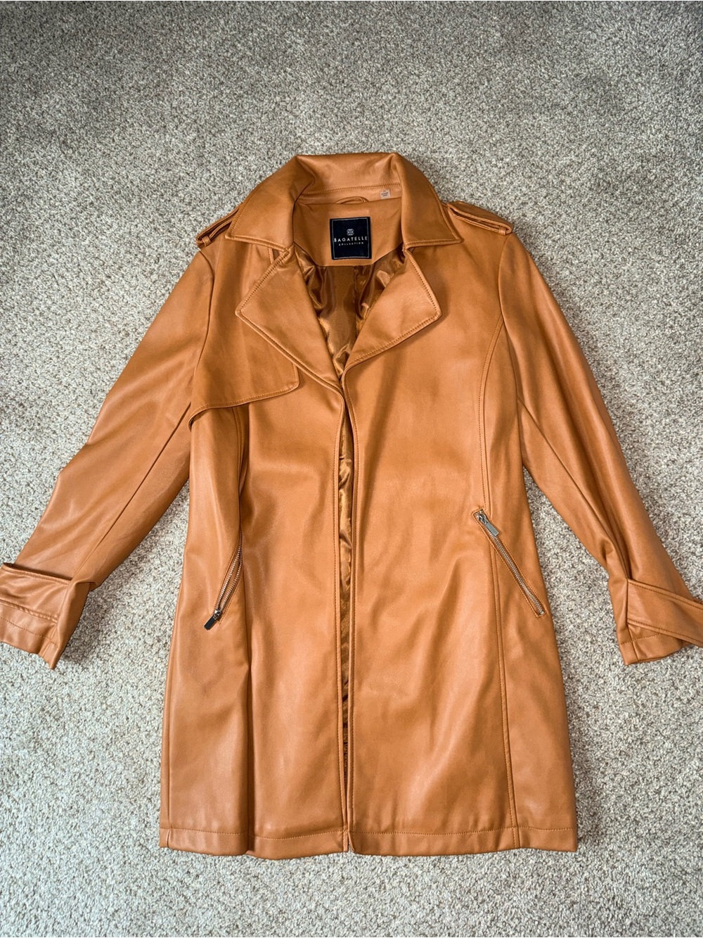 Bagatelle Tan Leather Jacket